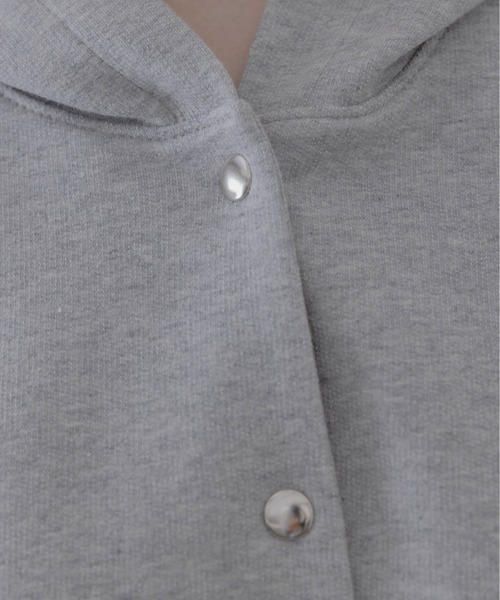 ギャザーフリルヘム フーディパーカー（パーカー）｜Eimee Law