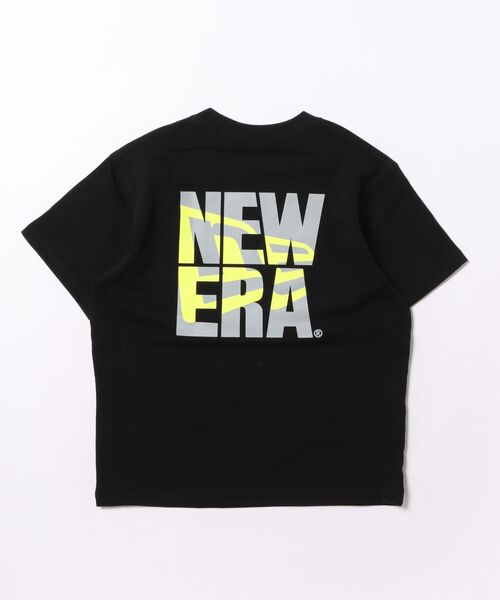 NEW ERA(ニューエラ)の「NEW ERA/ニューエラ キッズ 半袖 バッグプリント YTH SS CT TEEARE LOGO ムラサキスポーツ限定(Tシャツ/カットソー・キッズ・ブラック/ホワイト・150cm/160cm/140cm/130cm)」の3枚目の写真
