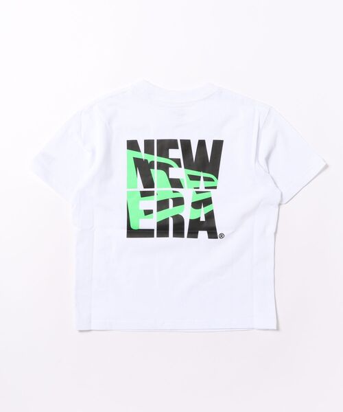 NEW ERA(ニューエラ)の「NEW ERA/ニューエラ キッズ 半袖 バッグプリント YTH SS CT TEEARE LOGO ムラサキスポーツ限定(Tシャツ/カットソー・キッズ・ブラック/ホワイト・150cm/160cm/140cm/130cm)」の4枚目の写真