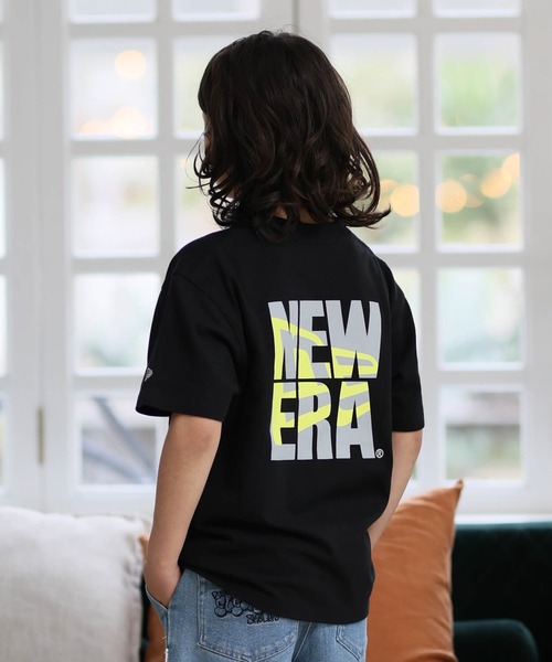 NEW ERA(ニューエラ)の「NEW ERA/ニューエラ キッズ 半袖 バッグプリント YTH SS CT TEEARE LOGO ムラサキスポーツ限定(Tシャツ/カットソー・キッズ・ブラック/ホワイト・150cm/160cm/140cm/130cm)」の14枚目の写真