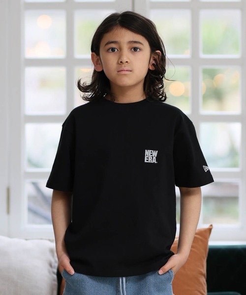 NEW ERA(ニューエラ)の「NEW ERA/ニューエラ キッズ 半袖 バッグプリント YTH SS CT TEEARE LOGO ムラサキスポーツ限定(Tシャツ/カットソー・キッズ・ブラック/ホワイト・150cm/160cm/140cm/130cm)」の13枚目の写真