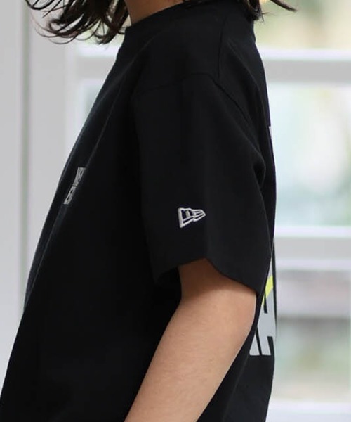 NEW ERA(ニューエラ)の「NEW ERA/ニューエラ キッズ 半袖 バッグプリント YTH SS CT TEEARE LOGO ムラサキスポーツ限定(Tシャツ/カットソー・キッズ・ブラック/ホワイト・150cm/160cm/140cm/130cm)」の15枚目の写真
