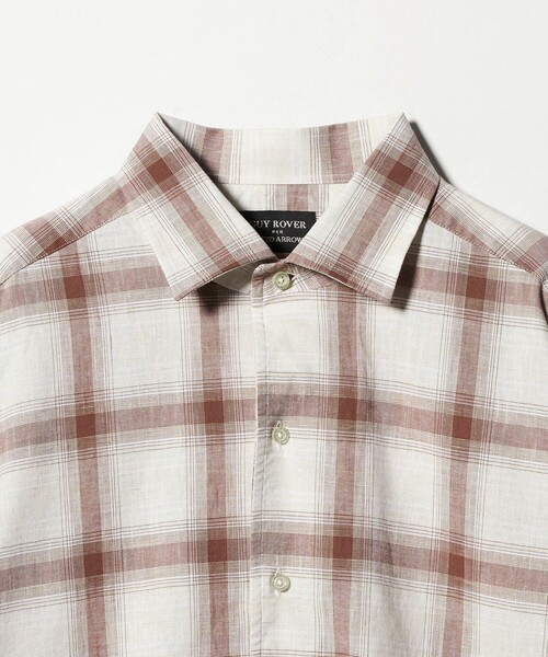 GUY ROVER（ギローバー）の「＜GUY ROVER＞チェック シャツ（シャツ/ブラウス・メンズ・ブラウン系・L/M/S）」の3枚目の写真