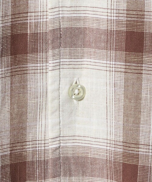 GUY ROVER（ギローバー）の「＜GUY ROVER＞チェック シャツ（シャツ/ブラウス・メンズ・ブラウン系・L/M/S）」の6枚目の写真