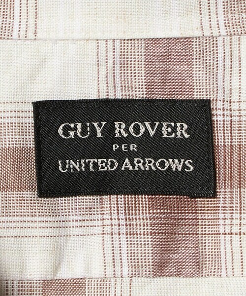 GUY ROVER（ギローバー）の「＜GUY ROVER＞チェック シャツ（シャツ/ブラウス・メンズ・ブラウン系・L/M/S）」の8枚目の写真