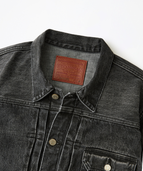 SELVEDGE DENIM 1ST JACKET_WASHED BLACK（デニムジャケット