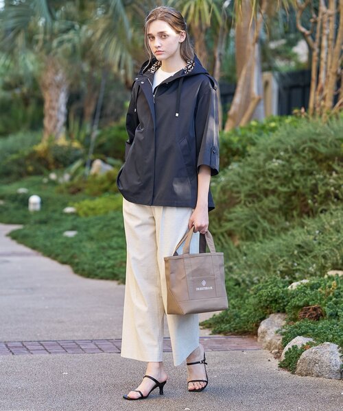 DRESSTERIOR（ドレステリア）の「【ウォッシャブル/撥水素材】Ａライン ショートモッズコート（ブルゾン・レディース・ベージュ/ネイビー・34/36/38）」の16枚目の写真