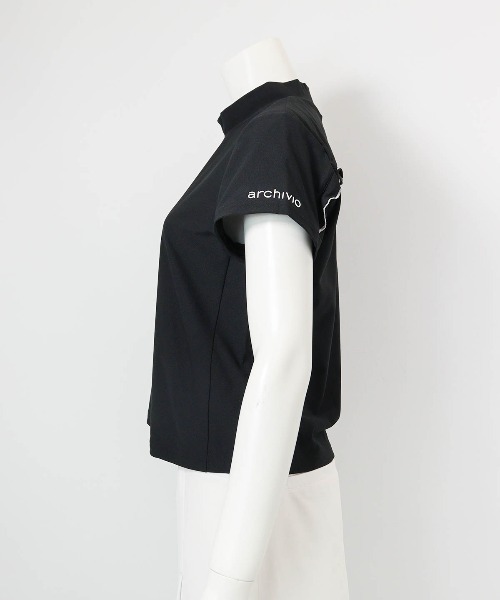 archivio(アルチビオ)の「<LADIES>バックフリルUV速乾プルオーバー(Tシャツ/カットソー・レディース・ライトグリーン/ライトグレー/ホワイト/ブラック・S/M/L)」の6枚目の写真