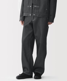 〔MUJI Labo〕紳士　再生ポリエステルデニムワークパンツ