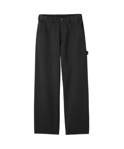 新品未　MUJIlabo 再生ポリエステル　デニムワークパンツ　ダークネイビー 新品】無印 MUJI Labo 再生ポリエステルデニムワークパンツ L - メルカリ