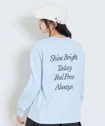 LOVETOXIC（ラブトキシック）の「【GOODPRICE】【綿100%】バックロゴカラー長袖T（Tシャツ/カットソー）」