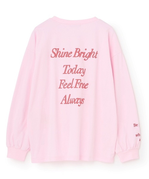 LOVETOXIC（ラブトキシック）の「【GOODPRICE】【綿100%】バックロゴカラー長袖T（Tシャツ/カットソー・キッズ・チャコール/イエロー/ライトグリーン/ピンク/サックスブルー/アイボリー・M:150cm/130cm/L:160cm/S:140cm）」の15枚目の写真