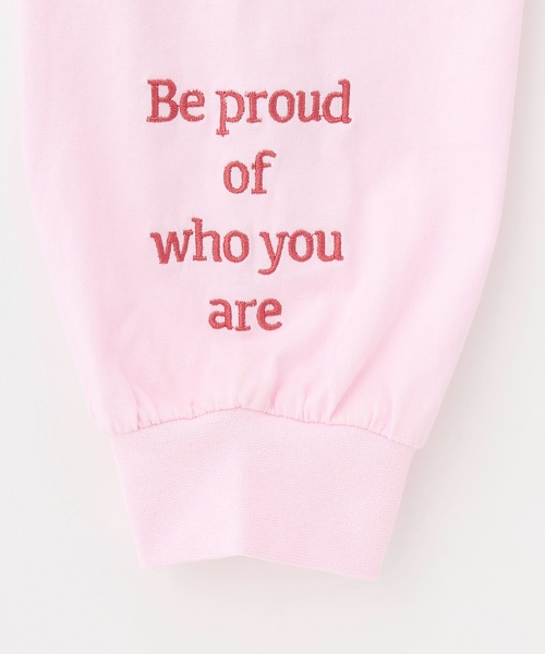 LOVETOXIC（ラブトキシック）の「【GOODPRICE】【綿100%】バックロゴカラー長袖T（Tシャツ/カットソー・キッズ・チャコール/イエロー/ライトグリーン/ピンク/サックスブルー/アイボリー・M:150cm/130cm/L:160cm/S:140cm）」の18枚目の写真