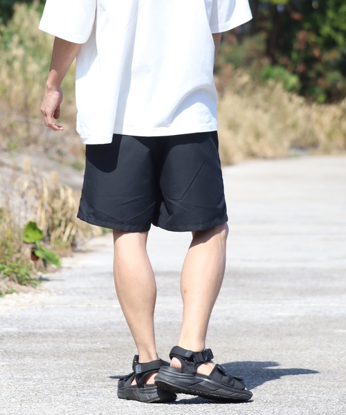 KANGOL（カンゴール）の「【KANGOL/カンゴール】別注 水陸両用 ウェビングベルト付き 撥水 ショートパンツ（その他パンツ・メンズ・ブラック/グレー/グリーン系その他/ベージュ/グレー系その他/オリーブ/ネイビー/パープル・L/M/XL）」の9枚目の写真