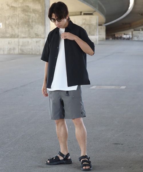 KANGOL（カンゴール）の「【KANGOL/カンゴール】別注 水陸両用 ウェビングベルト付き 撥水 ショートパンツ（その他パンツ・メンズ・ブラック/グレー/グリーン系その他/ベージュ/グレー系その他/オリーブ/ネイビー/パープル・L/M/XL）」の22枚目の写真