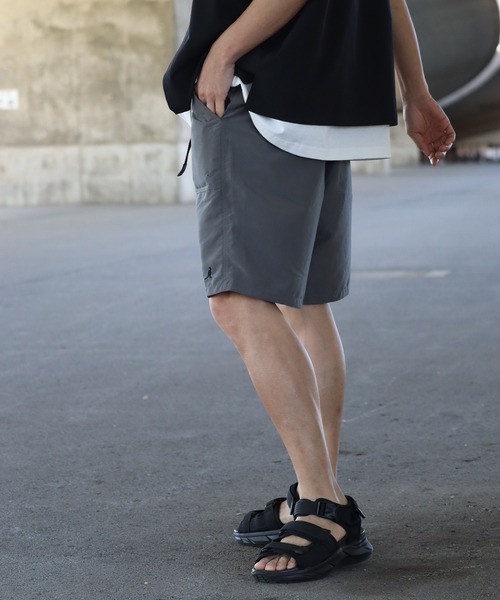 KANGOL（カンゴール）の「【KANGOL/カンゴール】別注 水陸両用 ウェビングベルト付き 撥水 ショートパンツ（その他パンツ・メンズ・ブラック/グレー/グリーン系その他/ベージュ/グレー系その他/オリーブ/ネイビー/パープル・L/M/XL）」の18枚目の写真