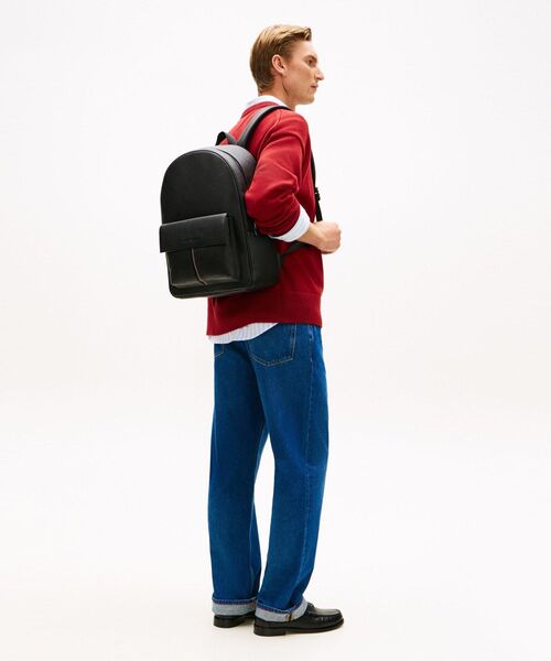 TOMMY HILFIGER(トミーヒルフィガー)の「セントラルバックパック(バックパック/リュック・メンズ・ブラック・FREE)」の5枚目の写真