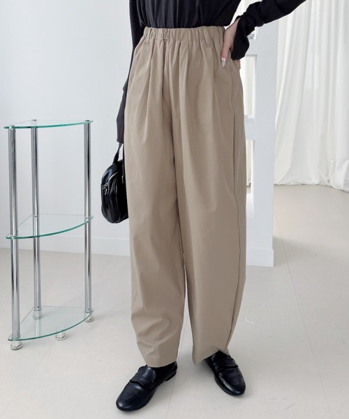 Ada.（エイダ）の「イージーコクーンパンツ（その他パンツ・レディース・ブラック/オフホワイト/ベージュ・L/M）」の3枚目の写真