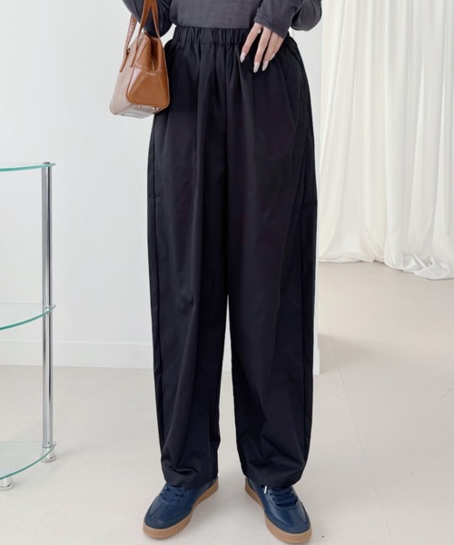 Ada.（エイダ）の「イージーコクーンパンツ（その他パンツ・レディース・ブラック/オフホワイト/ベージュ・L/M）」の2枚目の写真