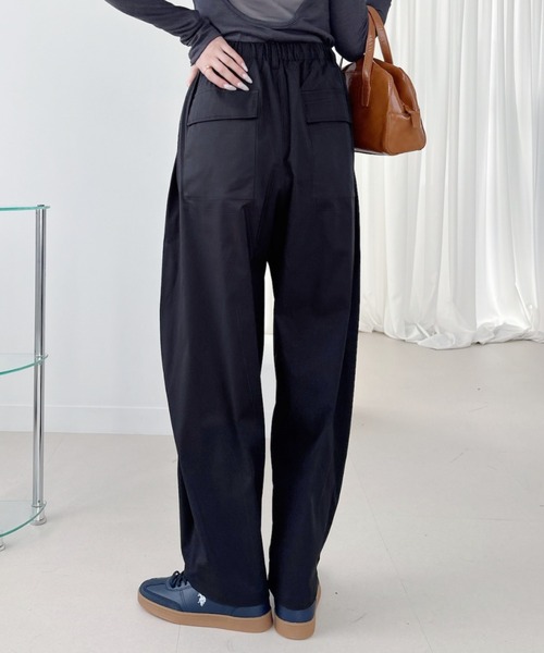 Ada.（エイダ）の「イージーコクーンパンツ（その他パンツ・レディース・ブラック/オフホワイト/ベージュ・L/M）」の5枚目の写真