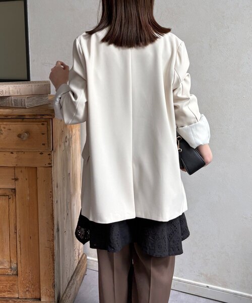 Thevon(ゼボン)の「コットンレースキャミチュニック(チュニック・レディース・オフホワイト/ブラック・FREE)」の21枚目の写真