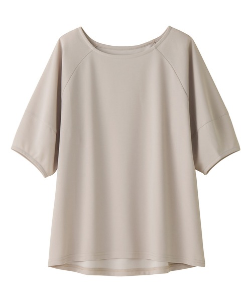 alotta(アロッタ)の「ランタンスリーブカットソー(Tシャツ/カットソー・レディース・グレイッシュブルー/グレイッシュベージュ/ブラック/レッド/ピンク/ネイビー・LL/L/M)」の8枚目の写真