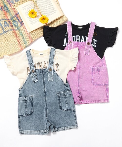 BREEZE（ブリーズ）の「刺繍フリルTシャツ（Tシャツ/カットソー・キッズ・オフホワイト/ブラック・140/130/120/110/100/90/80）」の10枚目の写真