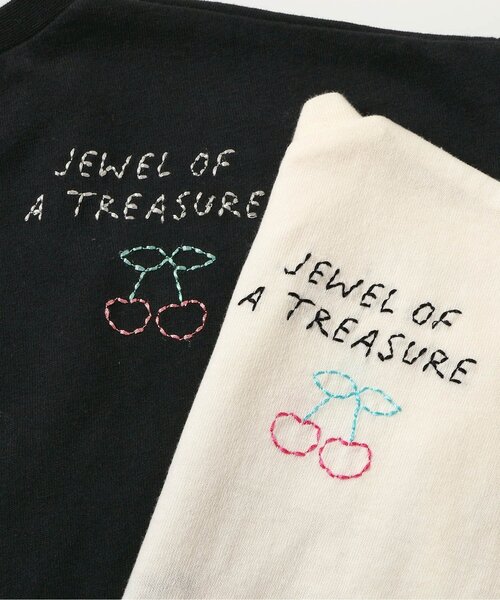 BREEZE（ブリーズ）の「刺繍フリルTシャツ（Tシャツ/カットソー・キッズ・オフホワイト/ブラック・140/130/120/110/100/90/80）」の13枚目の写真