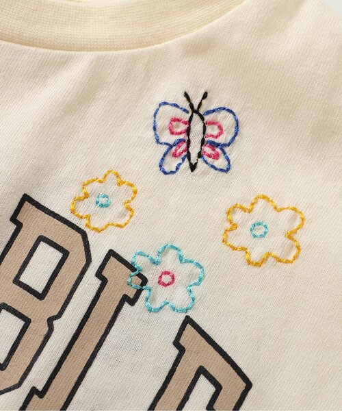 BREEZE（ブリーズ）の「刺繍フリルTシャツ（Tシャツ/カットソー・キッズ・オフホワイト/ブラック・140/130/120/110/100/90/80）」の18枚目の写真