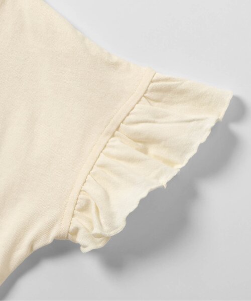 BREEZE（ブリーズ）の「刺繍フリルTシャツ（Tシャツ/カットソー・キッズ・オフホワイト/ブラック・140/130/120/110/100/90/80）」の19枚目の写真