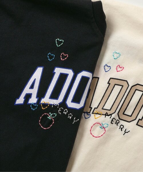 BREEZE（ブリーズ）の「刺繍フリルTシャツ（Tシャツ/カットソー・キッズ・オフホワイト/ブラック・140/130/120/110/100/90/80）」の21枚目の写真