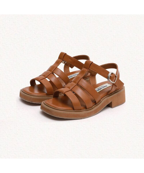 MAC MOC(マックモック)の「バロバロデイリーシューズサンダル_3color 4cm(サンダル・レディース・ブラック/Cream/キャメル・22.5cm/23cm/23.5cm/24cm/24.5cm/25cm)」の2枚目の写真