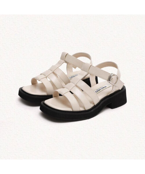 MAC MOC(マックモック)の「バロバロデイリーシューズサンダル_3color 4cm(サンダル・レディース・ブラック/Cream/キャメル・22.5cm/23cm/23.5cm/24cm/24.5cm/25cm)」の3枚目の写真