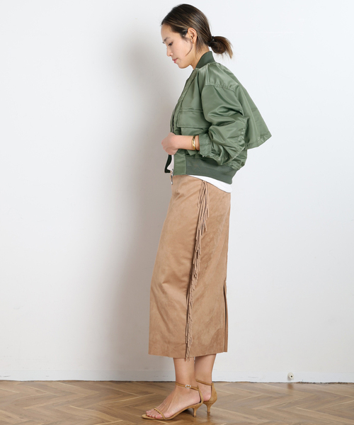 Couture d'adam(クチュールドアダム)の「【COUTURE D'ADAM/クチュールドアダム】Suede fabiric Ranch Skirt(スカート・レディース・ベージュ・FREE)」の7枚目の写真