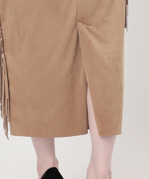 Couture d'adam(クチュールドアダム)の「【COUTURE D'ADAM/クチュールドアダム】Suede fabiric Ranch Skirt(スカート・レディース・ベージュ・FREE)」の15枚目の写真