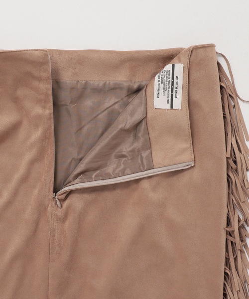 Couture d'adam(クチュールドアダム)の「【COUTURE D'ADAM/クチュールドアダム】Suede fabiric Ranch Skirt(スカート・レディース・ベージュ・FREE)」の18枚目の写真