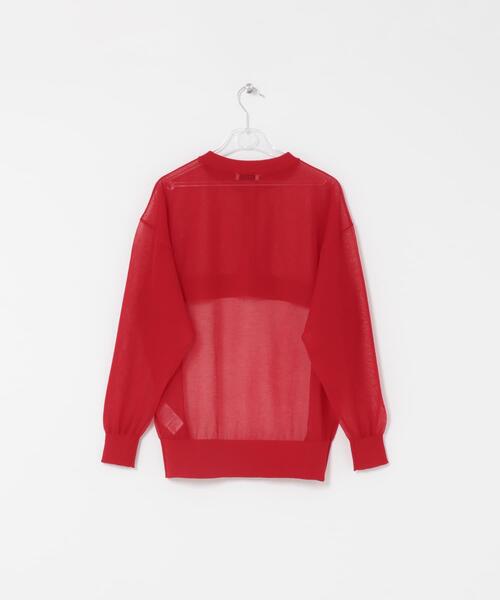 LAATO（ラート）の「sheer cardigan（カーディガン/ボレロ・レディース・キャメル/レッド・FREE）」の13枚目の写真