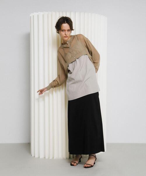 LAATO（ラート）の「sheer cardigan（カーディガン/ボレロ・レディース・キャメル/レッド・FREE）」の19枚目の写真