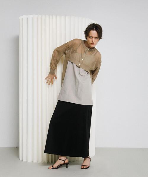 LAATO（ラート）の「sheer cardigan（カーディガン/ボレロ・レディース・キャメル/レッド・FREE）」の20枚目の写真