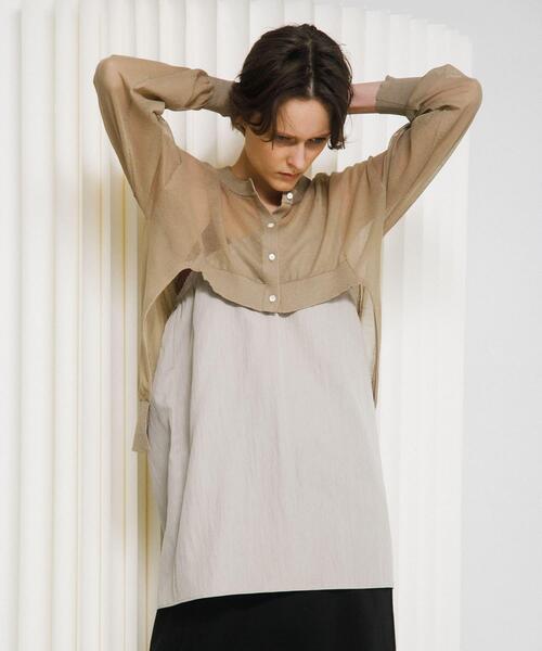 LAATO（ラート）の「sheer cardigan（カーディガン/ボレロ・レディース・キャメル/レッド・FREE）」の22枚目の写真