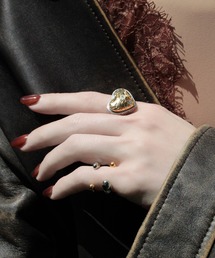 Soierie（ソワリー）の「バーベル ピンキー リング    Barbell pinky ring（リング）」