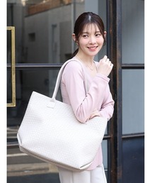 Edit Sheen（エディットシーン）の「【A4対応】編み込み風トートバッグ（トートバッグ）」