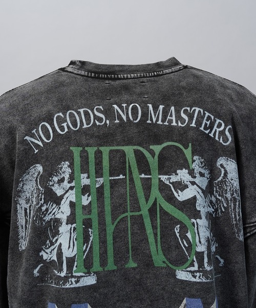 MAISON SPECIAL(メゾンスペシャル)の「《UNISEX》【Hypnose Association for MAISON SPECIAL】「STAR」Prime-Over Crew Neck Sweatshirt/「スター」 プライムオーバークルーネックスウェット【MAISON SPECIAL/メゾンスペシャル】(スウェット・メンズ・ブラック/ライトグレー・0/1/2)」の20枚目の写真