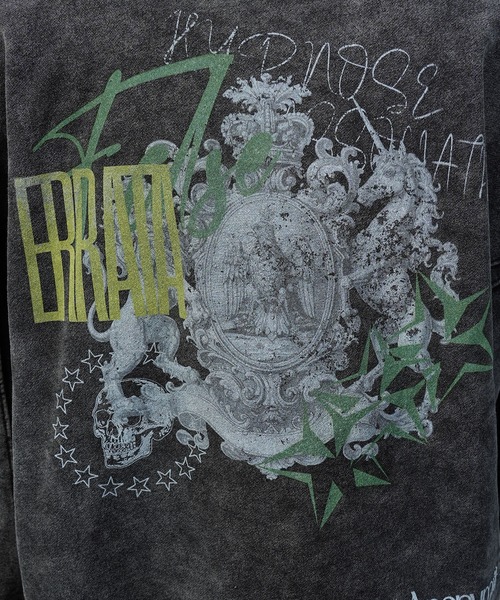 MAISON SPECIAL(メゾンスペシャル)の「《UNISEX》【Hypnose Association for MAISON SPECIAL】「STAR」Prime-Over Crew Neck Sweatshirt/「スター」 プライムオーバークルーネックスウェット【MAISON SPECIAL/メゾンスペシャル】(スウェット・メンズ・ブラック/ライトグレー・0/1/2)」の14枚目の写真