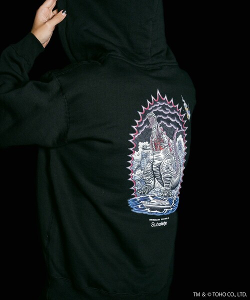 Subciety(サブサエティ)の「SHIN GODZILLA 2016 hoodie(ベスト・メンズ・グレー/ブラック・MEDIUM/LARGE/X-LARGE)」の13枚目の写真