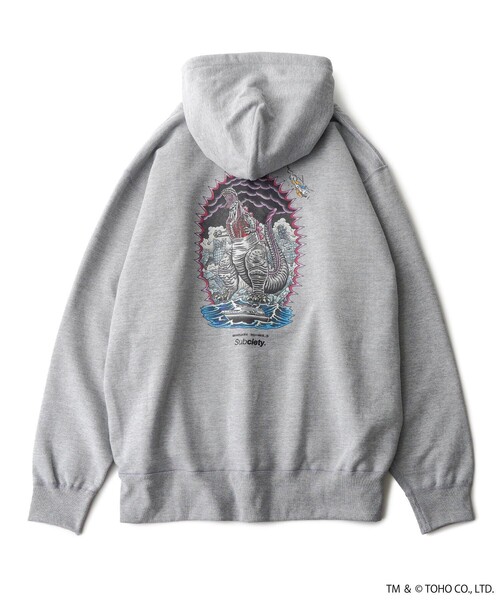 Subciety(サブサエティ)の「SHIN GODZILLA 2016 hoodie(ベスト・メンズ・グレー/ブラック・MEDIUM/LARGE/X-LARGE)」の16枚目の写真