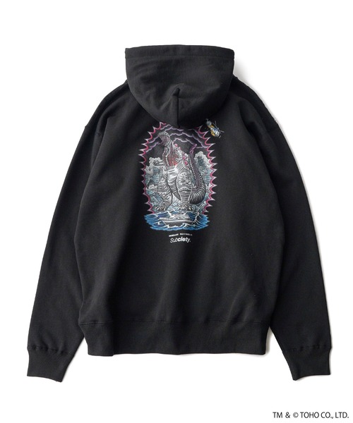 Subciety(サブサエティ)の「SHIN GODZILLA 2016 hoodie(ベスト・メンズ・グレー/ブラック・MEDIUM/LARGE/X-LARGE)」の2枚目の写真