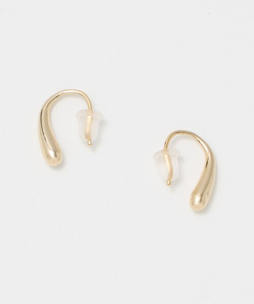 BEAUTY&YOUTH UNITED ARROWS(ビューティーアンドユースユナイテッドアローズ)の「メタル フック ピアス(ピアス(両耳用)・レディース・シルバー/ゴールド・FREE)」の1枚目の写真