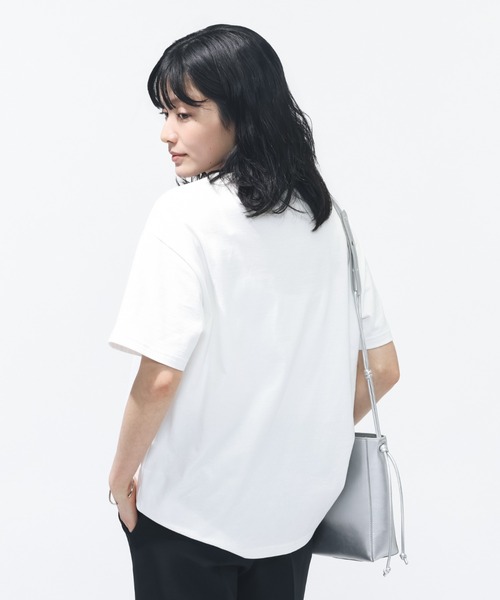 NEW BALANCE(ニューバランス)の「【別注】ニューバランス New Balance シューパッチTシャツ 限定コラボ(Tシャツ/カットソー・レディース・ホワイト/オレンジ/ブラック・S/L/XL/M)」の6枚目の写真