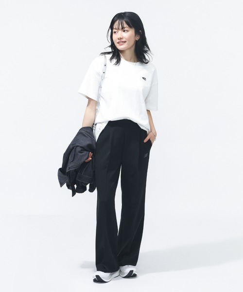 NEW BALANCE(ニューバランス)の「【別注】ニューバランス New Balance シューパッチTシャツ 限定コラボ(Tシャツ/カットソー・レディース・ホワイト/オレンジ/ブラック・S/L/XL/M)」の7枚目の写真